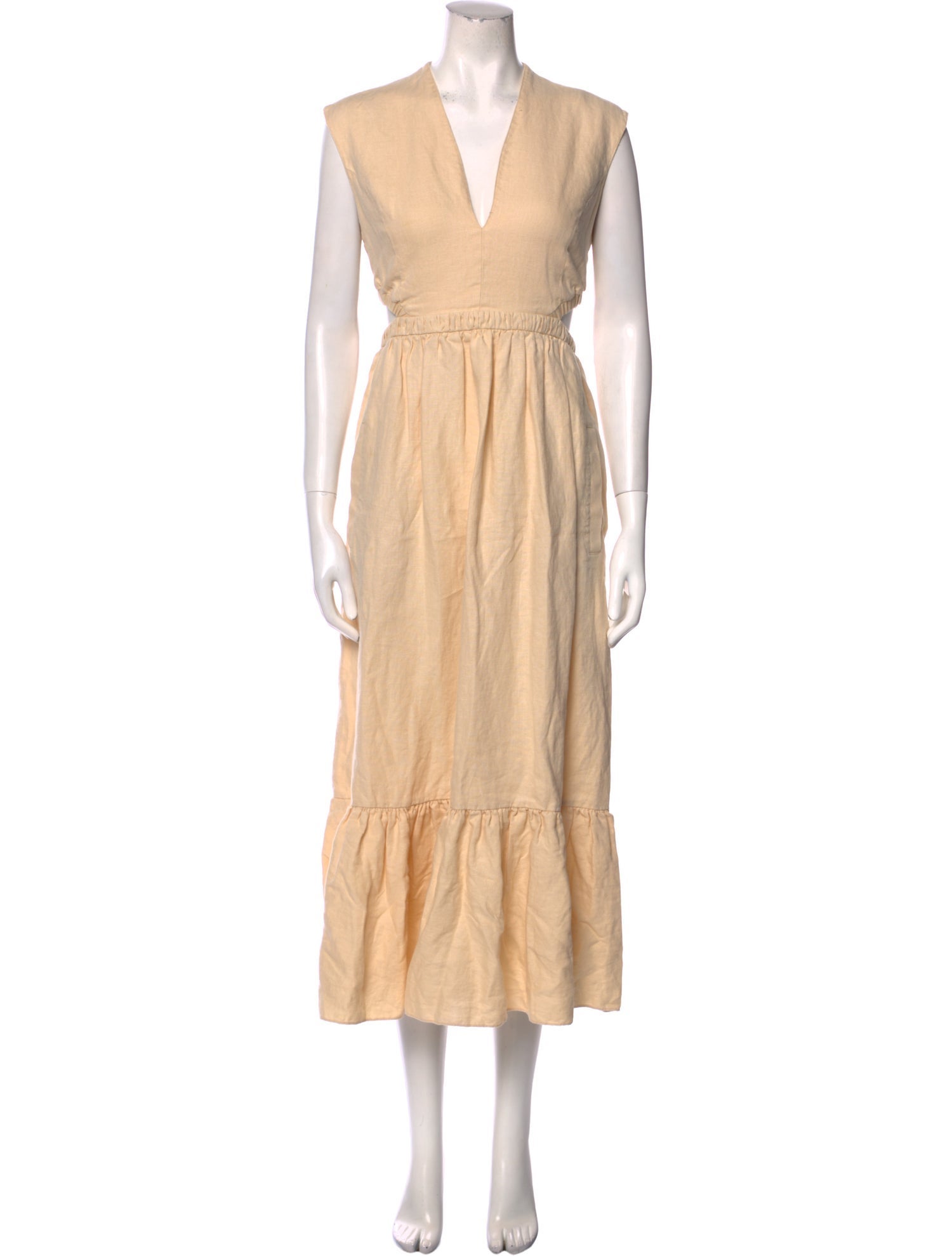 Tibi Linen Long Dress