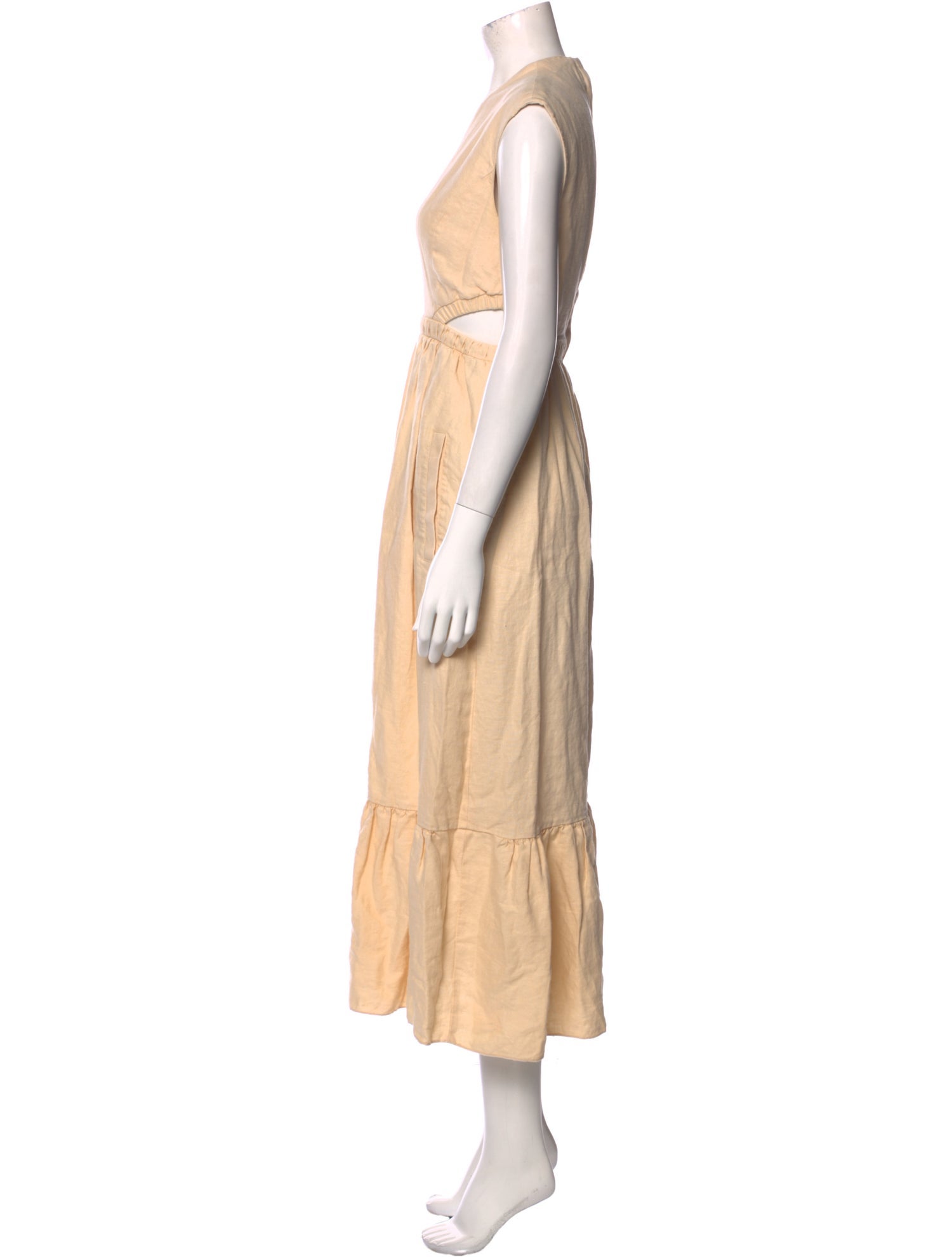 Tibi Linen Long Dress