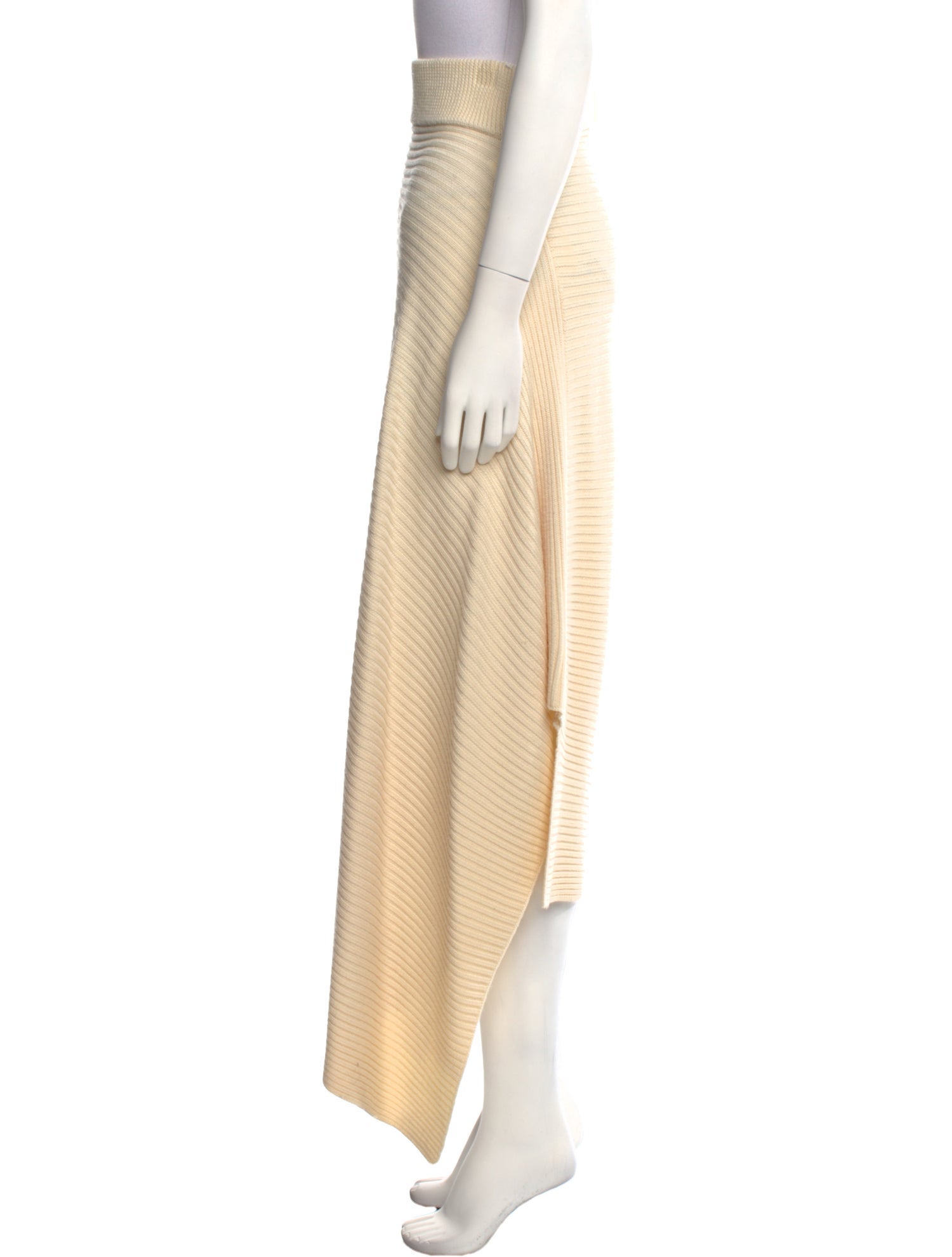 Tibi Merino Wool Midi Length Skirt