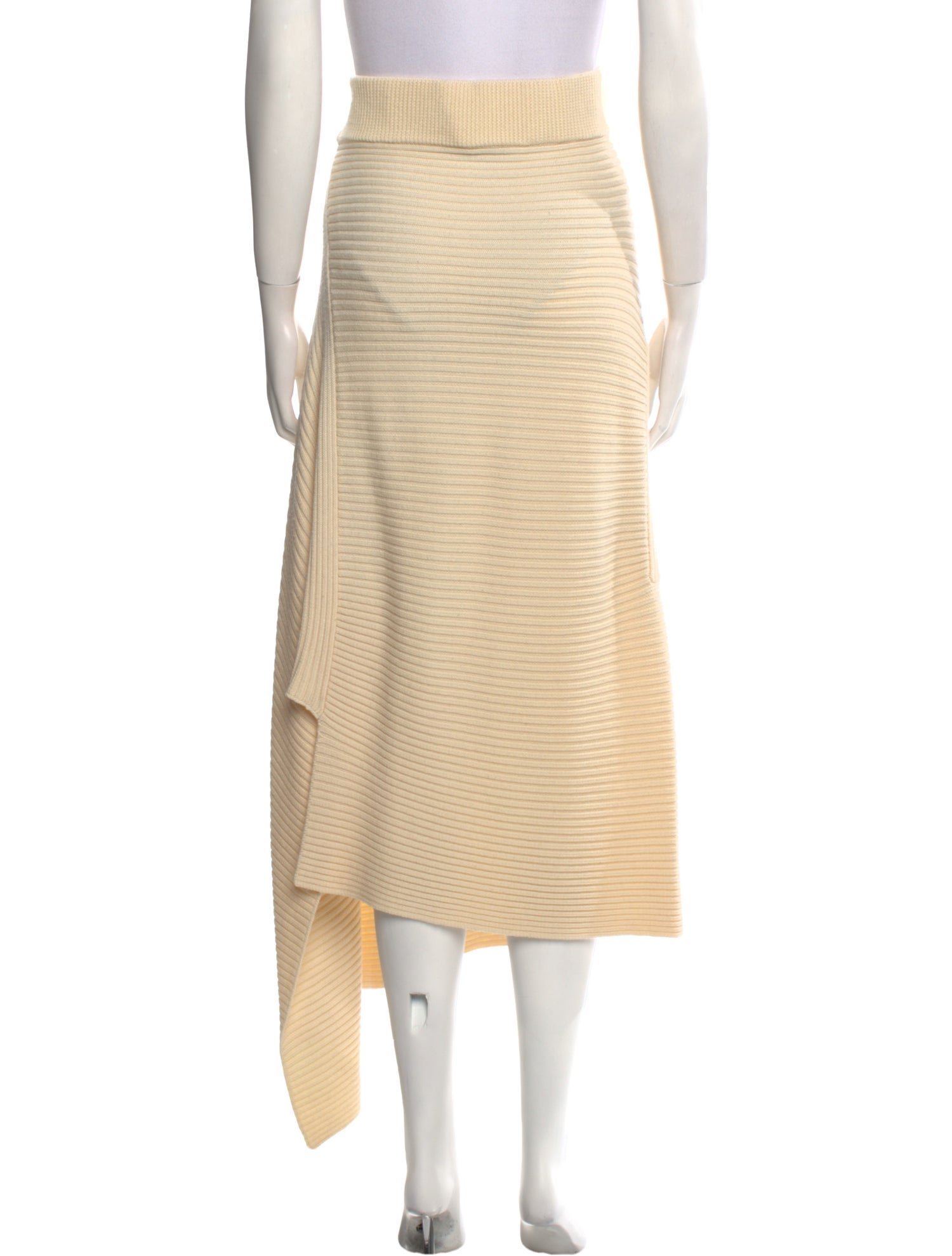 Tibi Merino Wool Midi Length Skirt