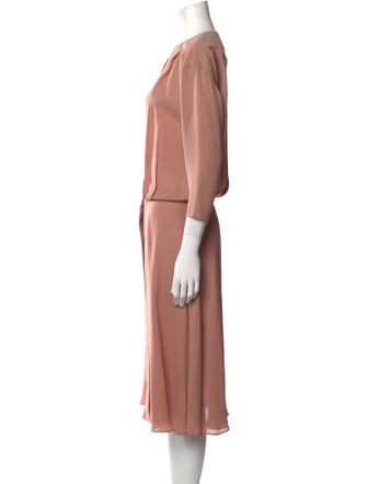 Tibi Silk Midi Length Dress