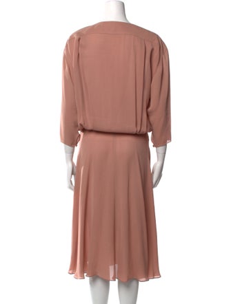 Tibi Silk Midi Length Dress