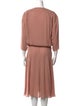 Tibi Silk Midi Length Dress