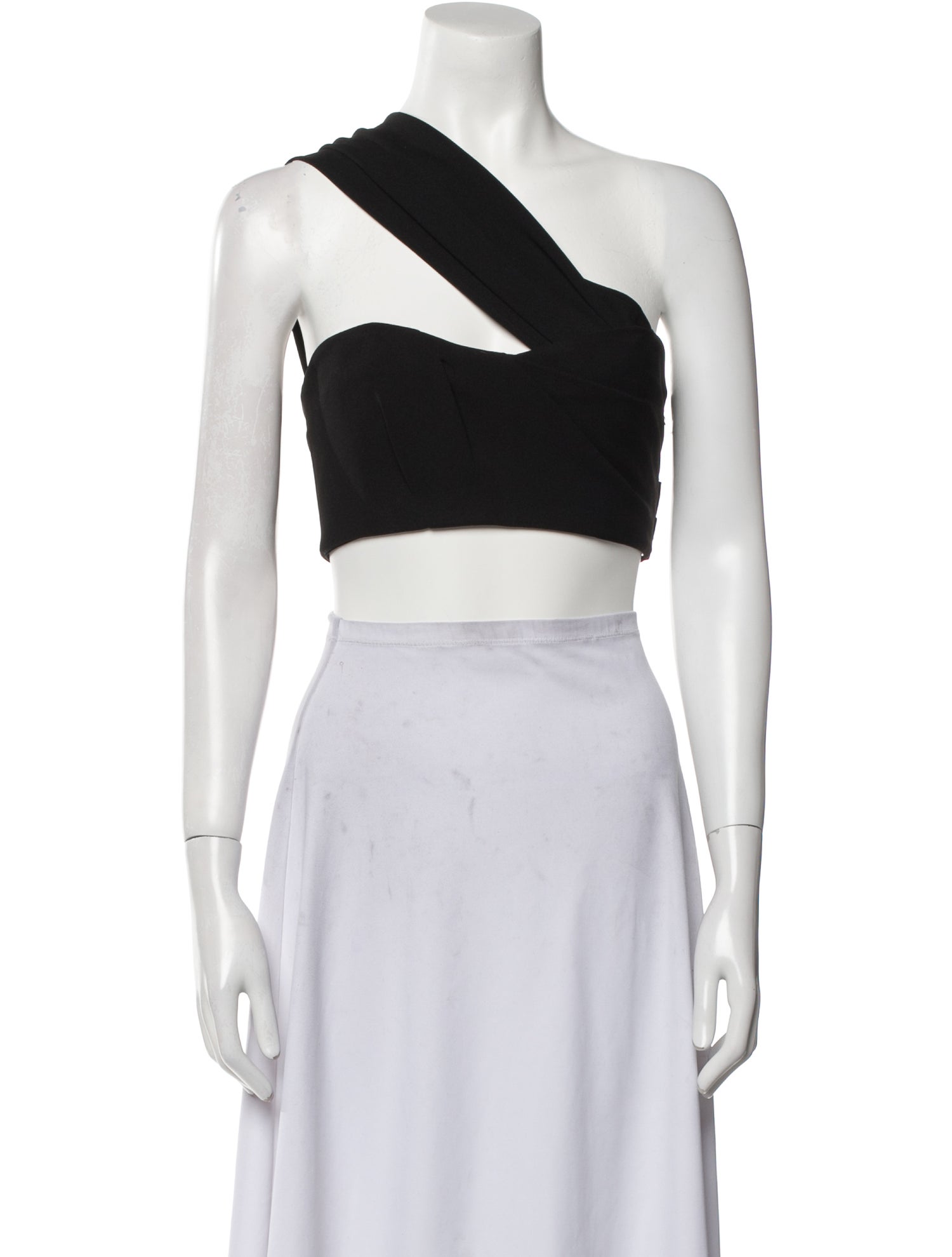 Tibi One-Shoulder Sleeveless Crop Top w/ Tags