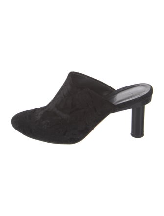 Tibi Velvet Mules