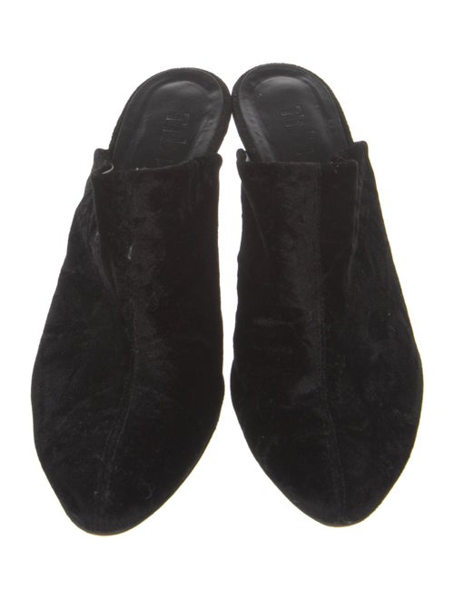 Tibi Velvet Mules