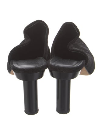 Tibi Velvet Mules