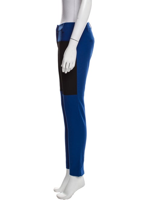 Tibi Colorblock Pattern Skinny Leg Pants