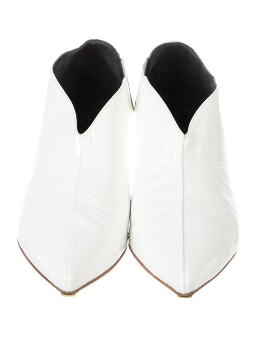 Tibi Patent Leather Lace-Up Boots