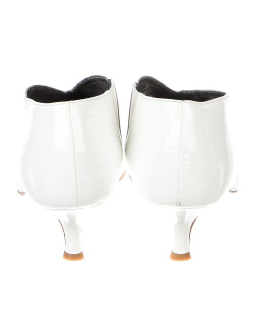 Tibi Patent Leather Lace-Up Boots