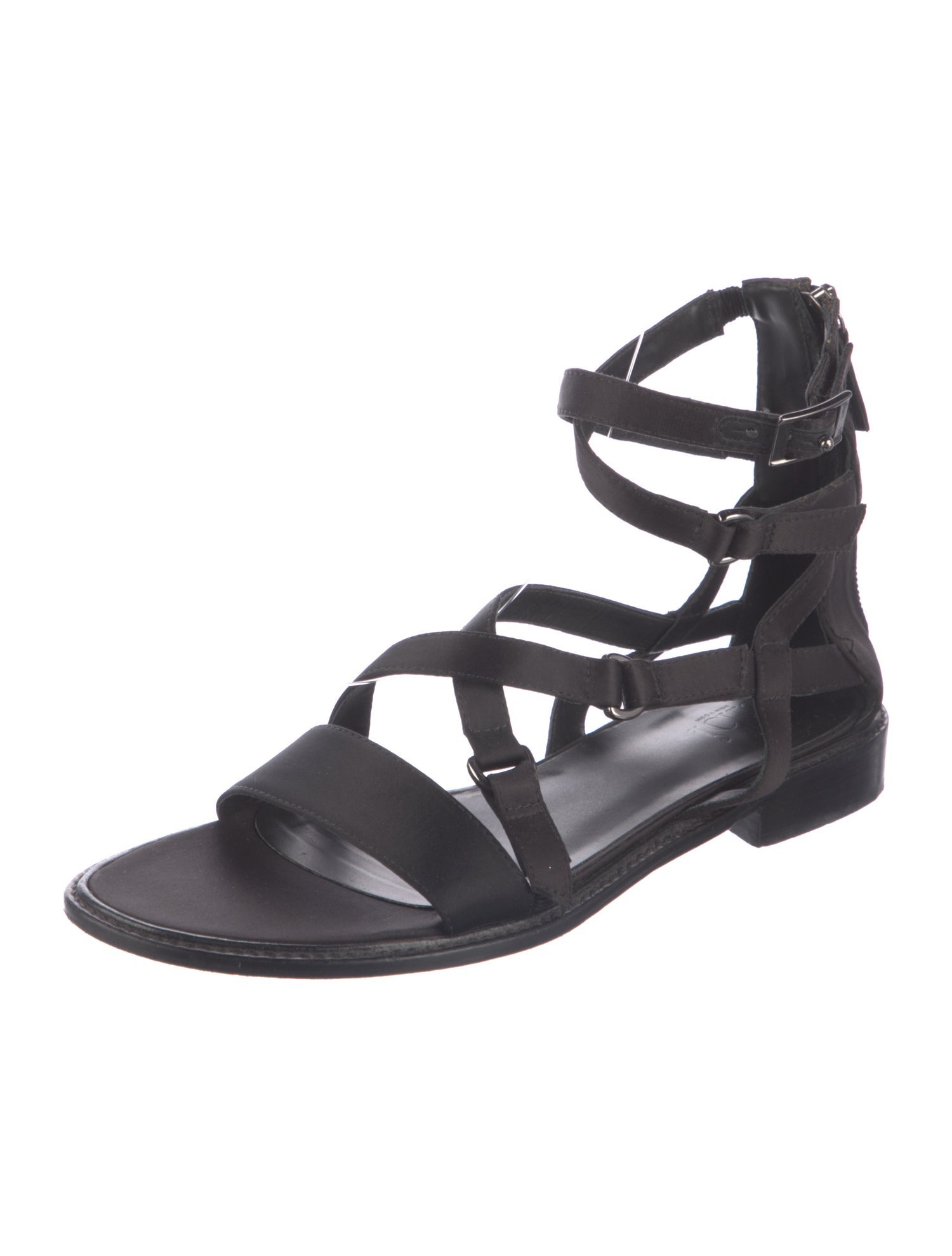 Tibi Leather Gladiator Sandals