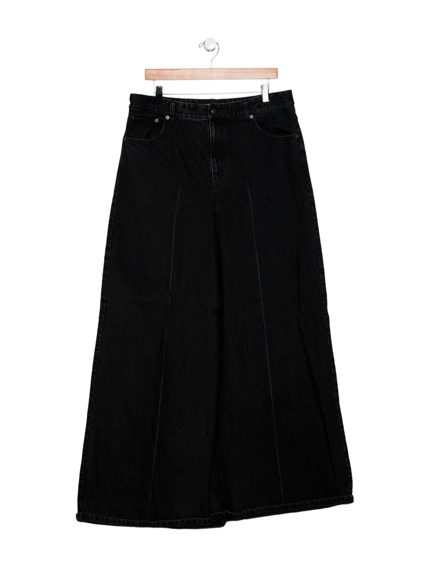 Tibi High-Rise Wide Leg Jeans