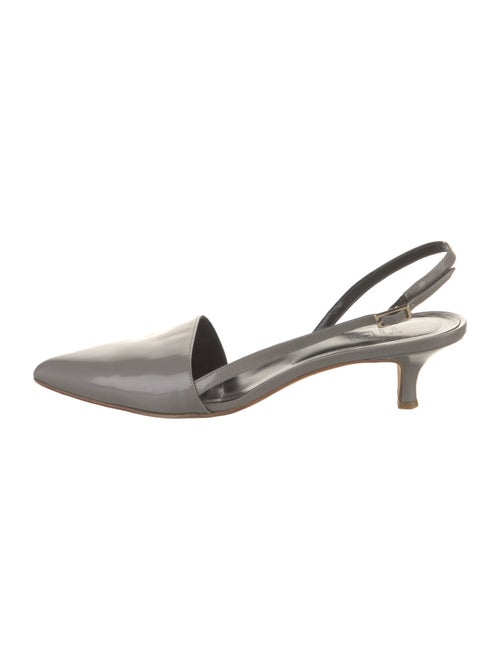 Tibi Patent Leather Slingback Pumps