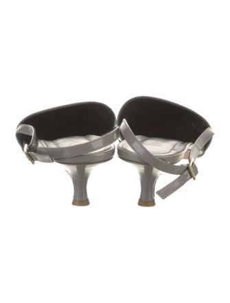 Tibi Patent Leather Slingback Pumps