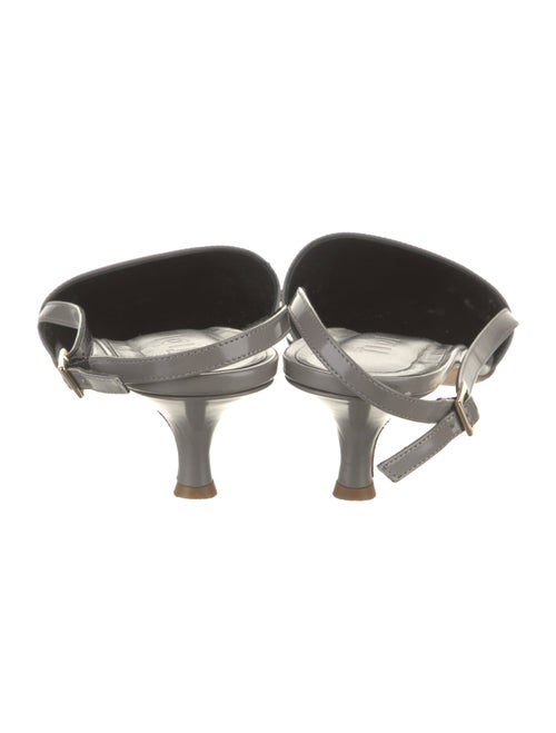 Tibi Patent Leather Slingback Pumps