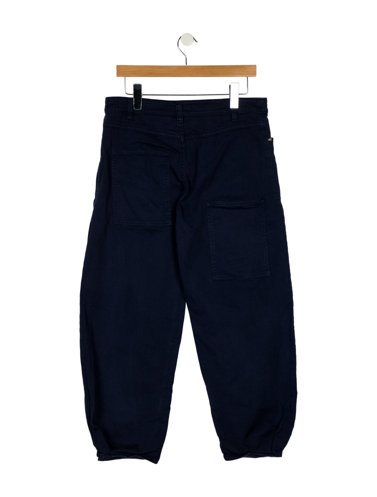 Tibi High-Rise Straight Leg Jeans