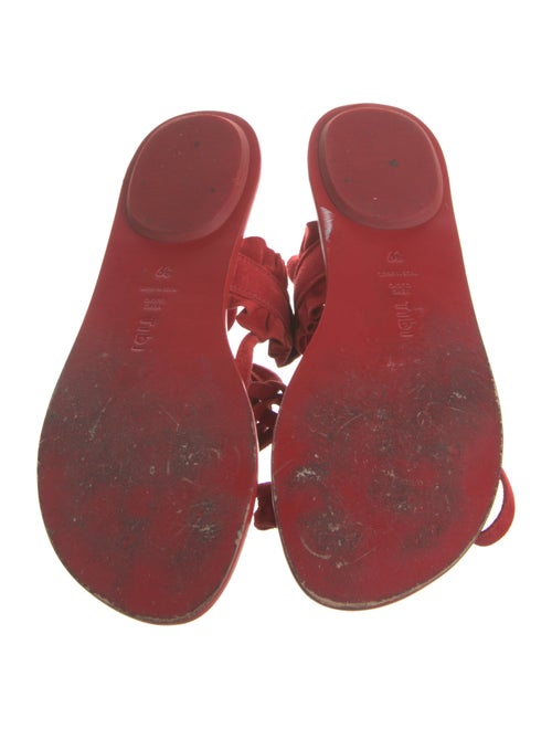 Tibi Suede Gladiator Sandals