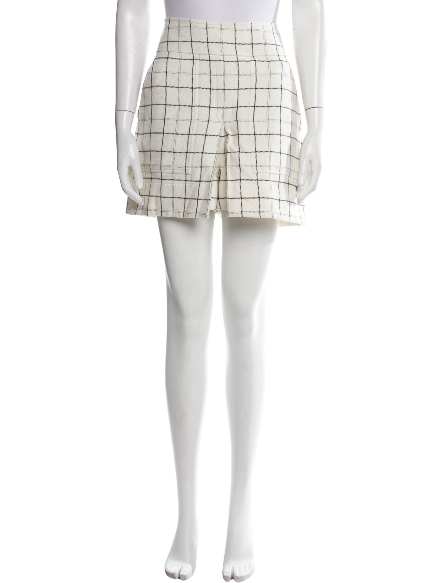 Tibi Wool Mini Shorts