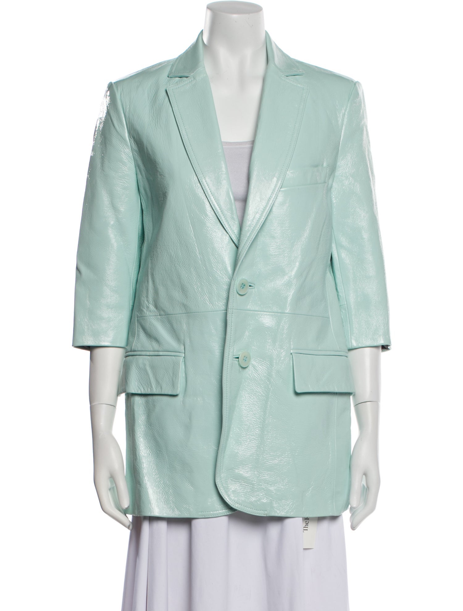 Tibi Leather Blazer