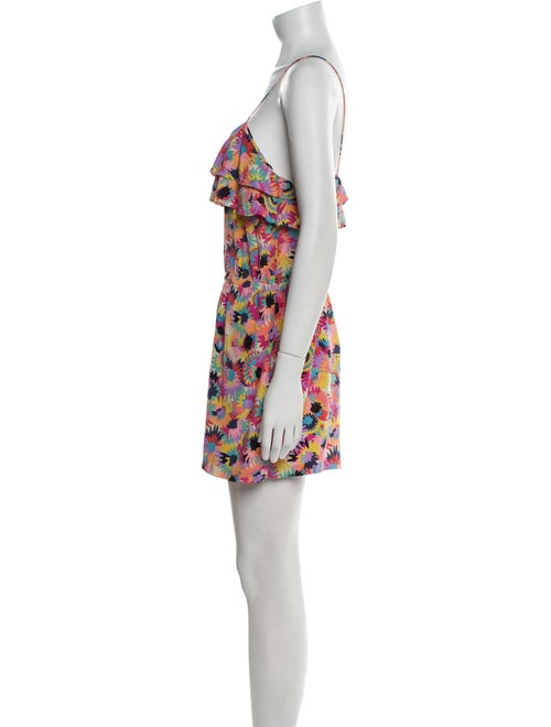 Tibi Silk Floral Print Romper