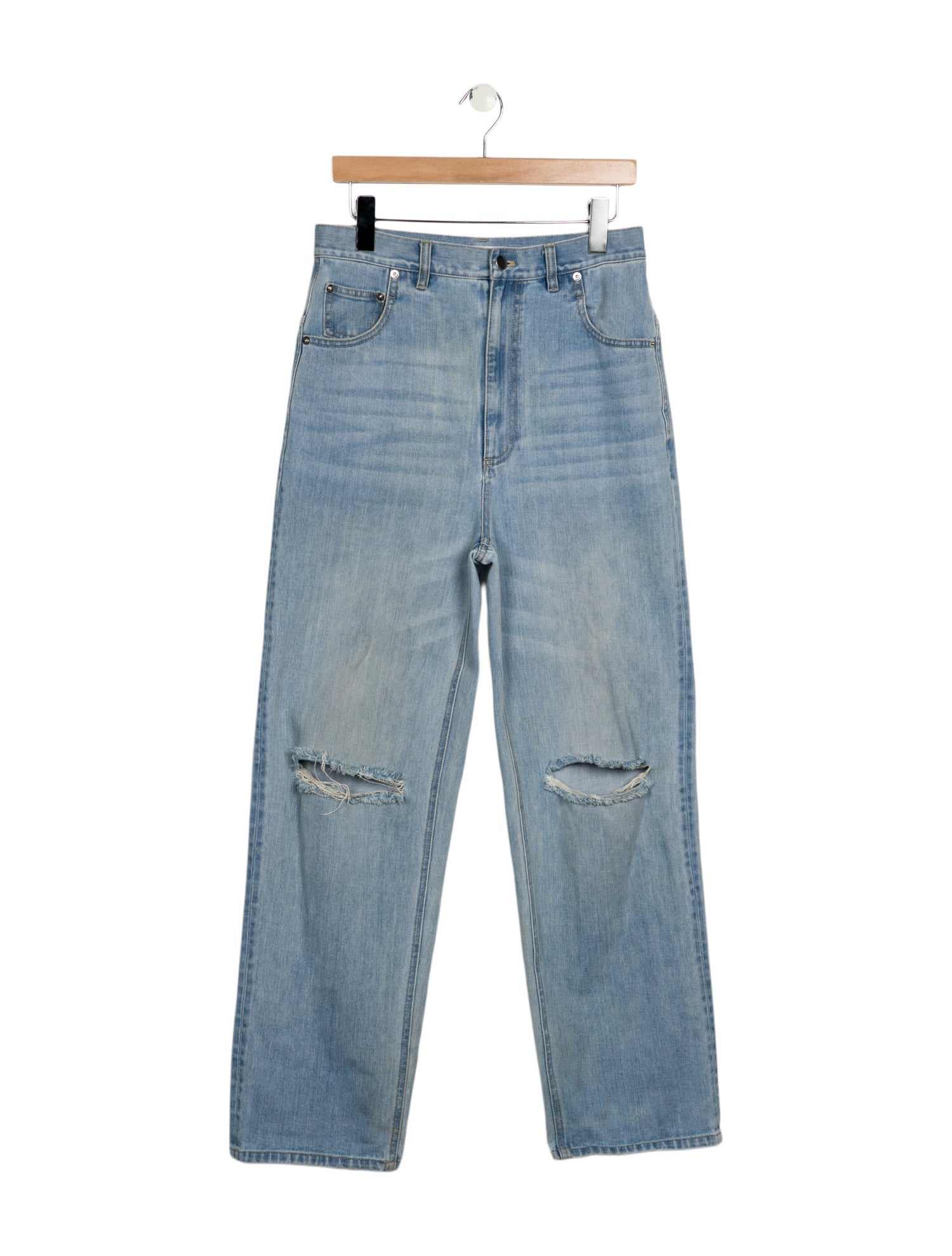 Tibi High-Rise Wide Leg Jeans