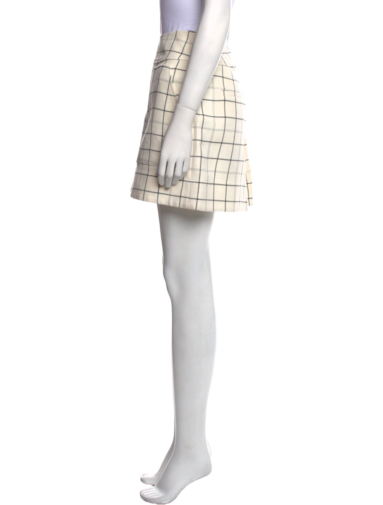 Tibi Wool Mini Shorts