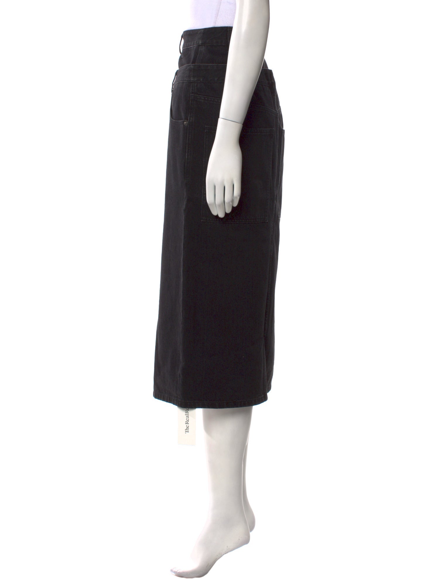 Tibi Cutout Accent Midi Length Skirt