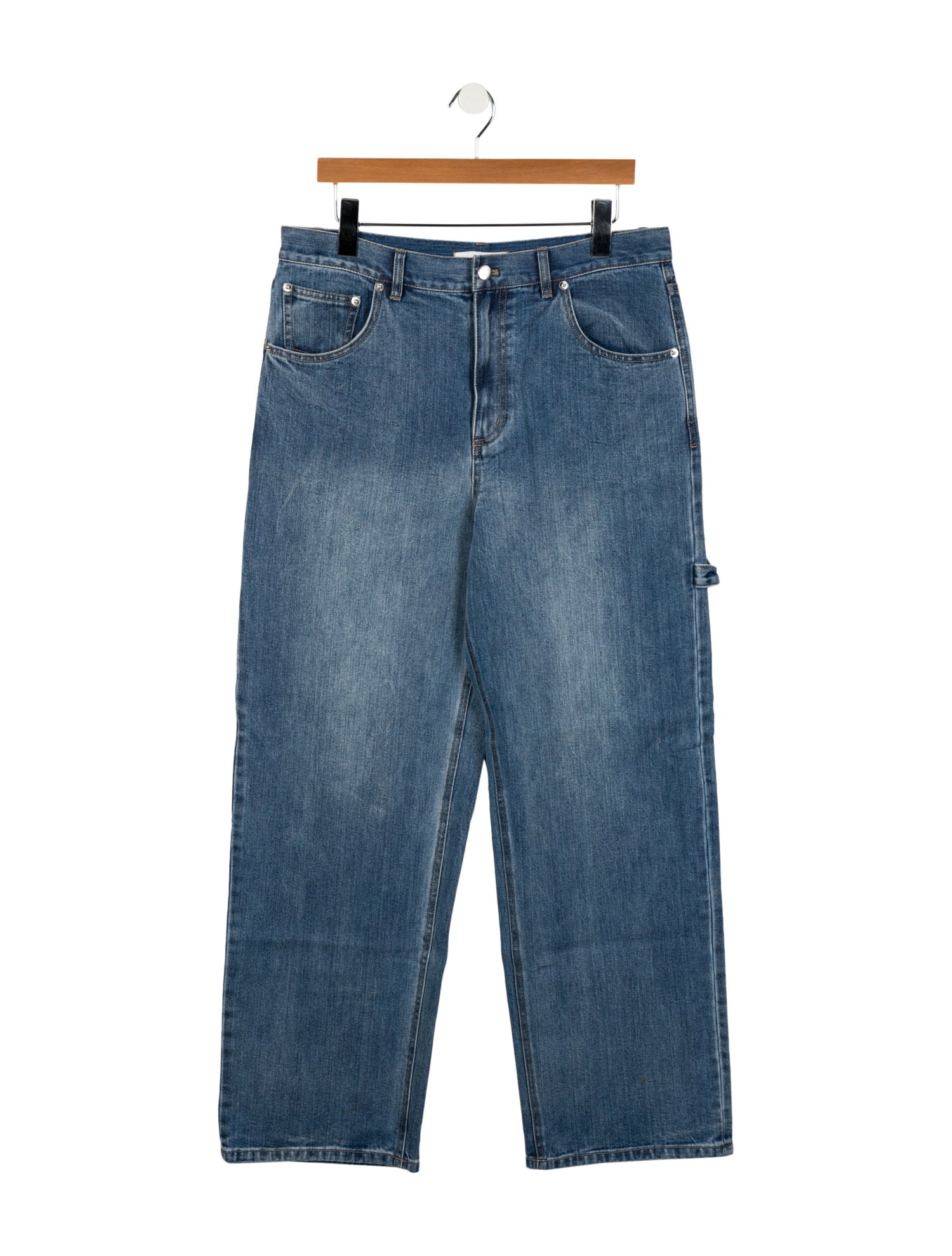 Tibi High-Rise Wide Leg Jeans