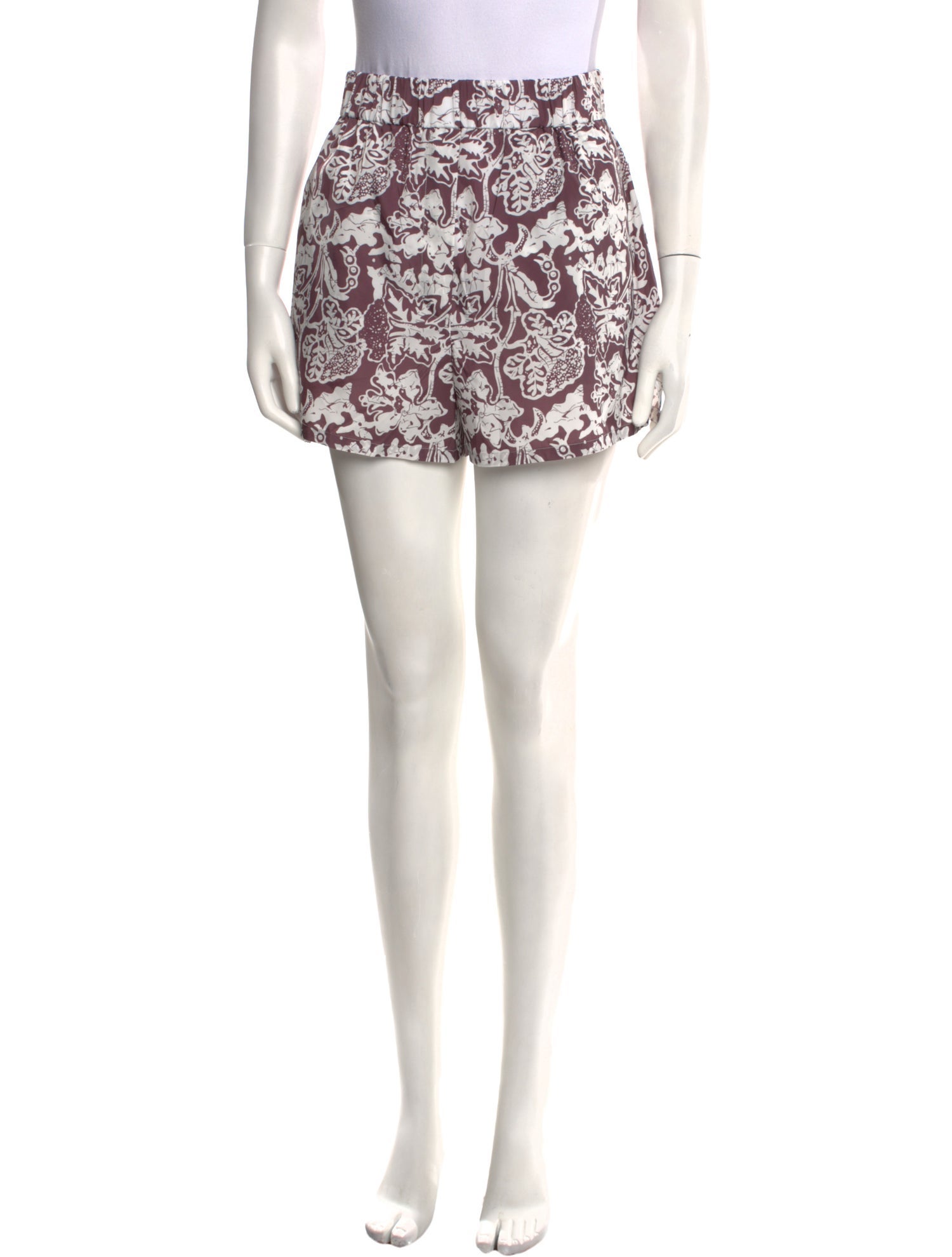 Tibi Printed Mini Shorts w/ Tags