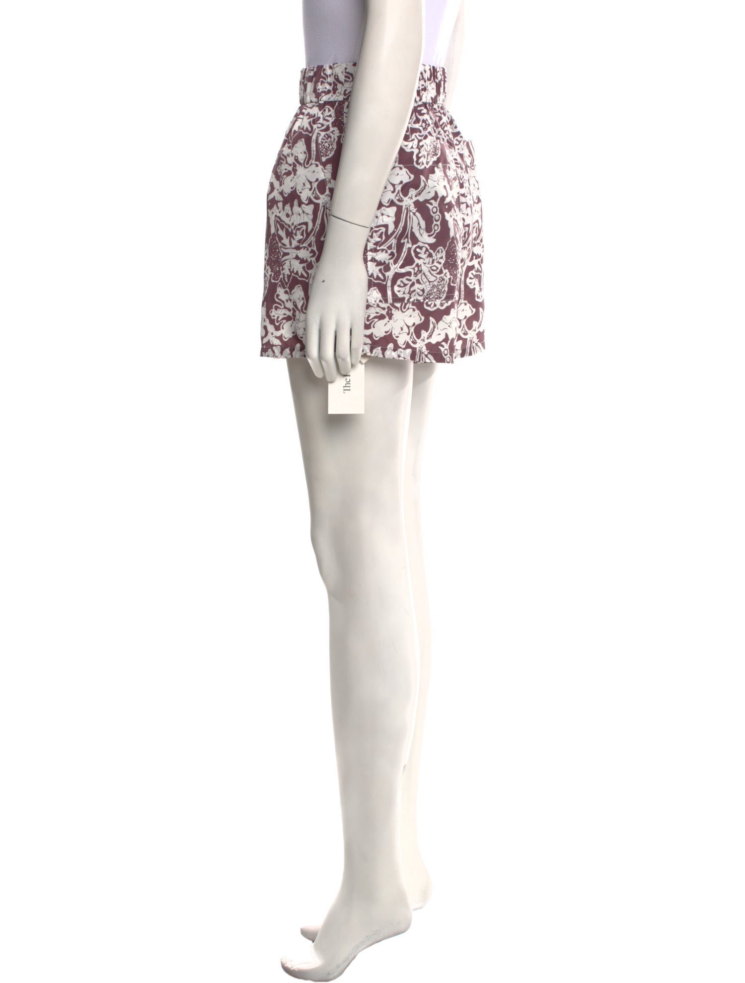 Tibi Printed Mini Shorts w/ Tags