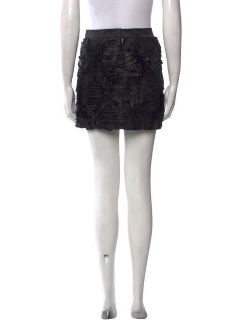 Tibi Raw-Edge Trim Mini Skirt