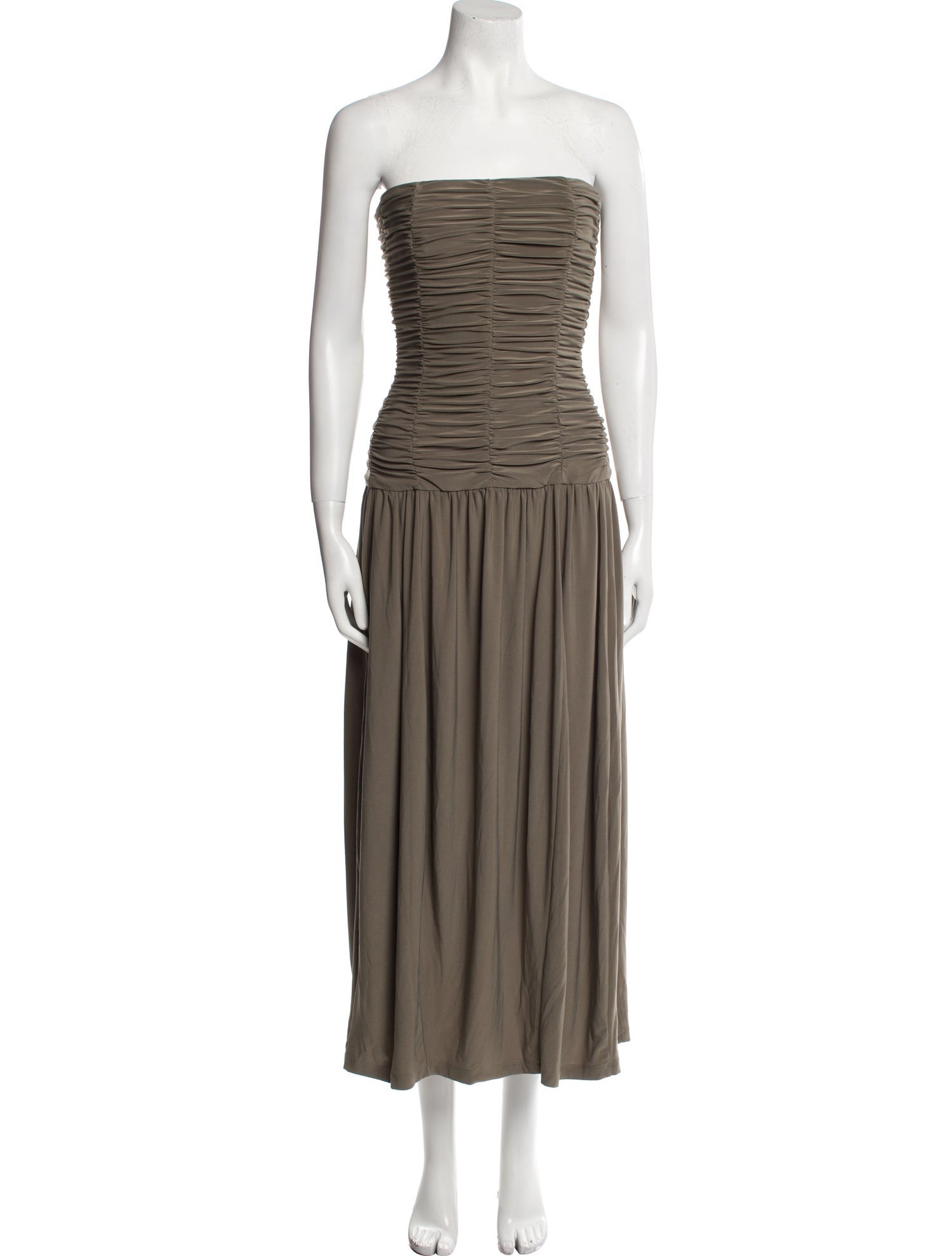 Tibi Strapless Long Dress