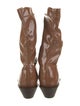 Tibi Patent Leather Western Boots