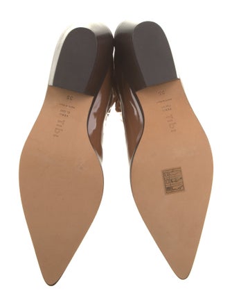 Tibi Patent Leather Western Boots