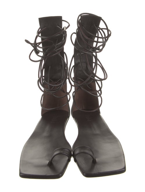 Tibi Leather Gladiator Sandals