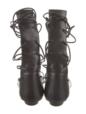 Tibi Leather Gladiator Sandals