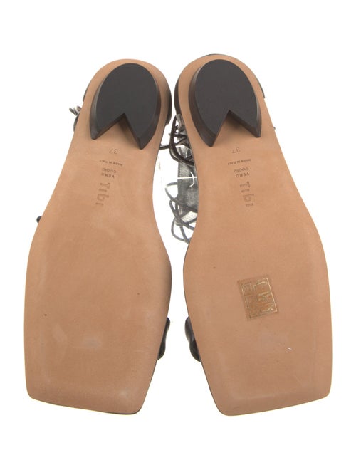 Tibi Leather Gladiator Sandals