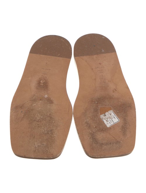 Tibi Suede Crystal Embellishments Slingback Sandals