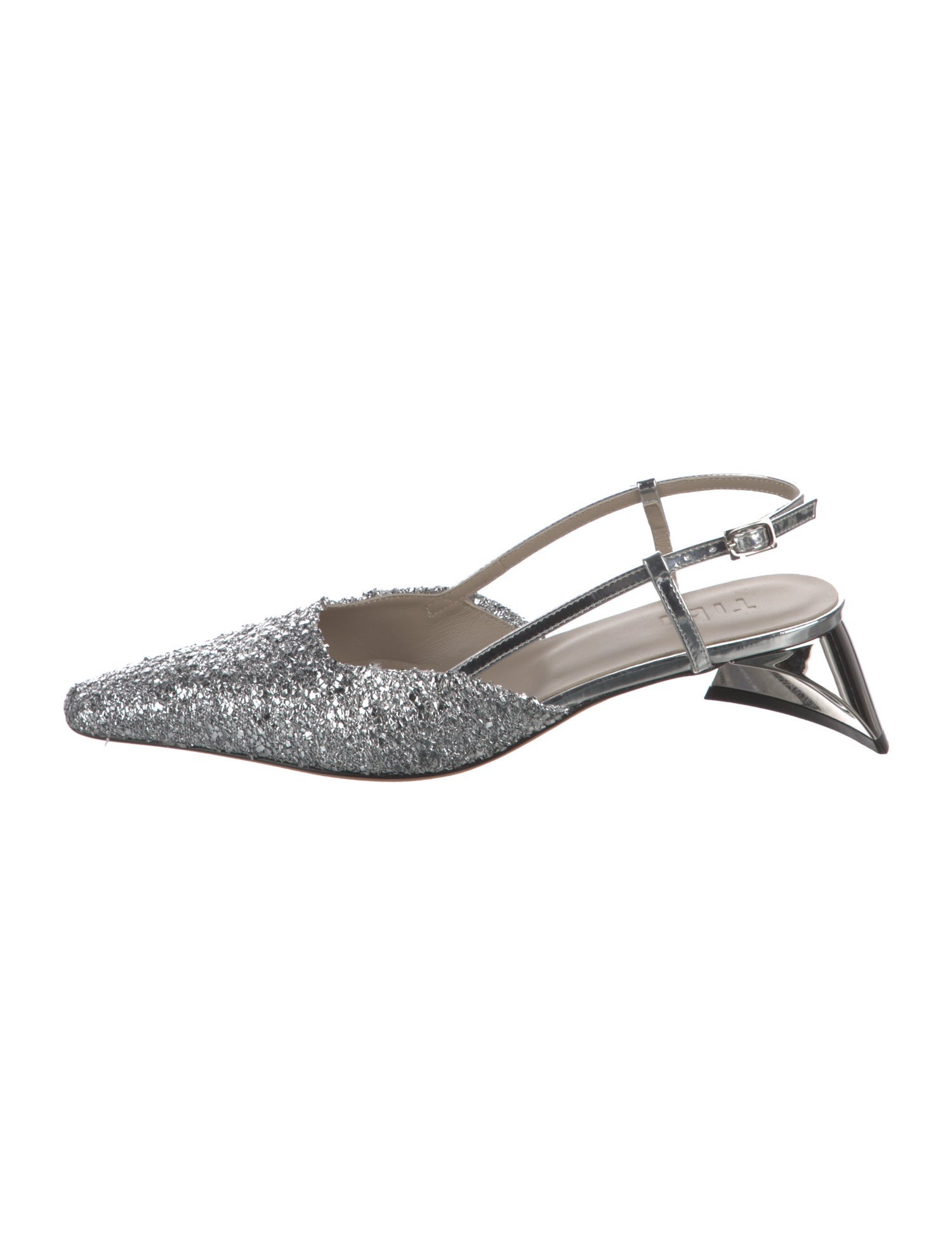 Tibi Sequins Slingback Pumps