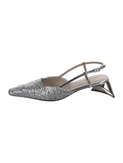 Tibi Sequins Slingback Pumps