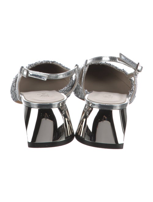 Tibi Sequins Slingback Pumps