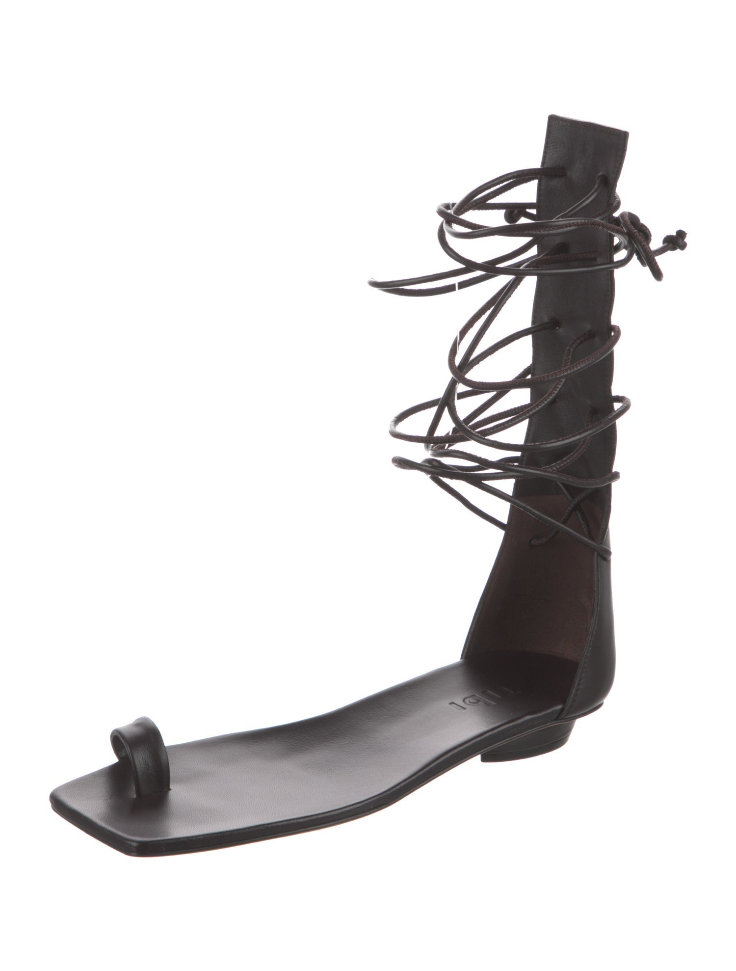 Tibi Leather Gladiator Sandals