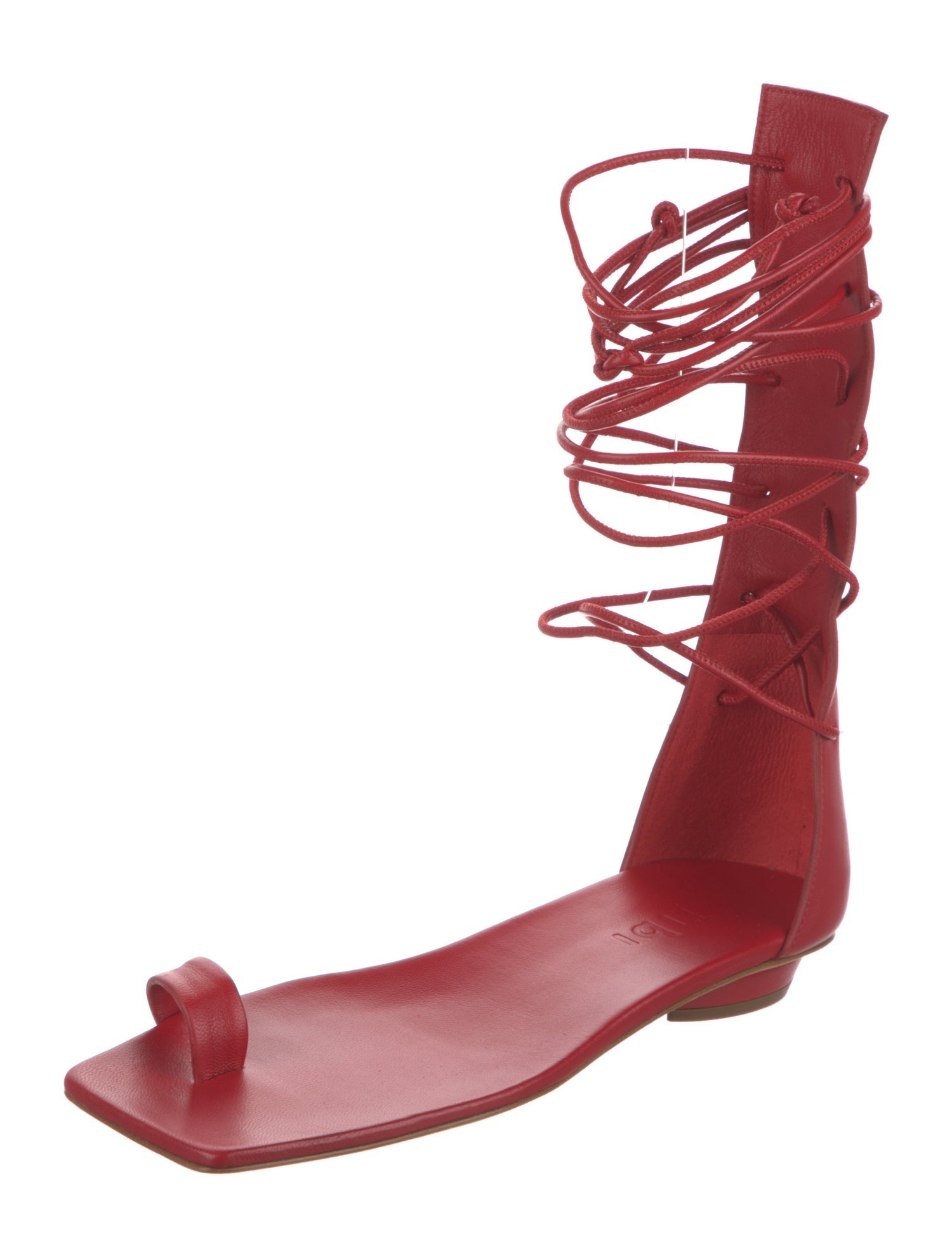 Tibi Leather Gladiator Sandals