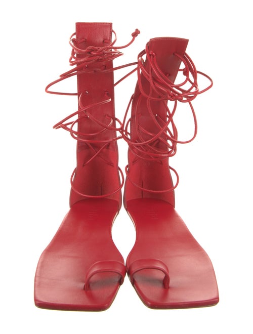 Tibi Leather Gladiator Sandals