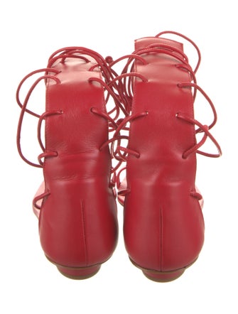 Tibi Leather Gladiator Sandals