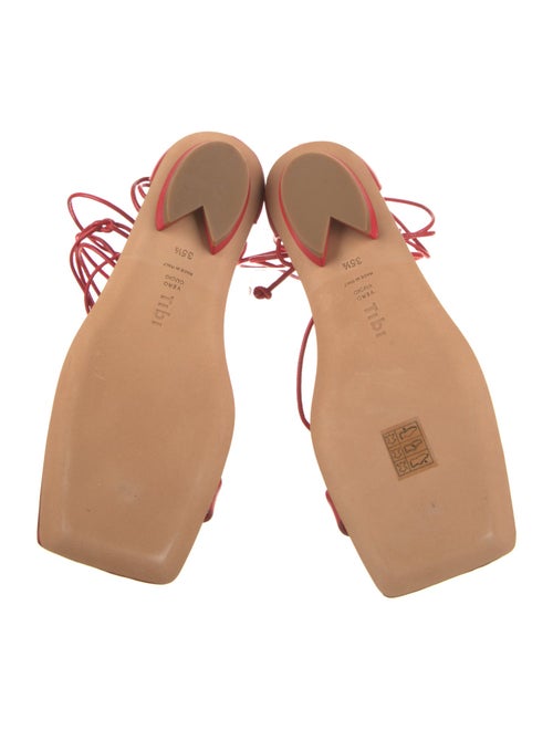 Tibi Leather Gladiator Sandals