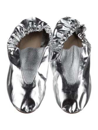 Tibi Patent Leather Ballet Flats