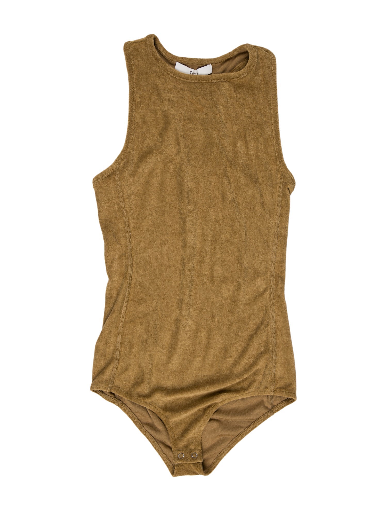Tibi Crew Neck Sleeveless Bodysuit