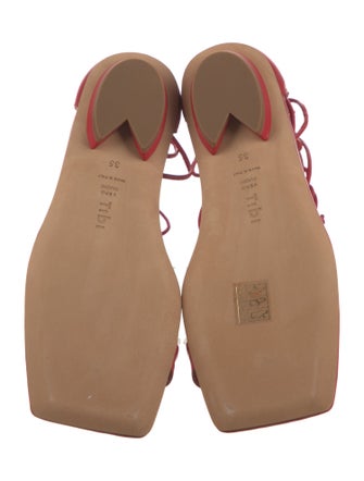 Tibi Leather Gladiator Sandals