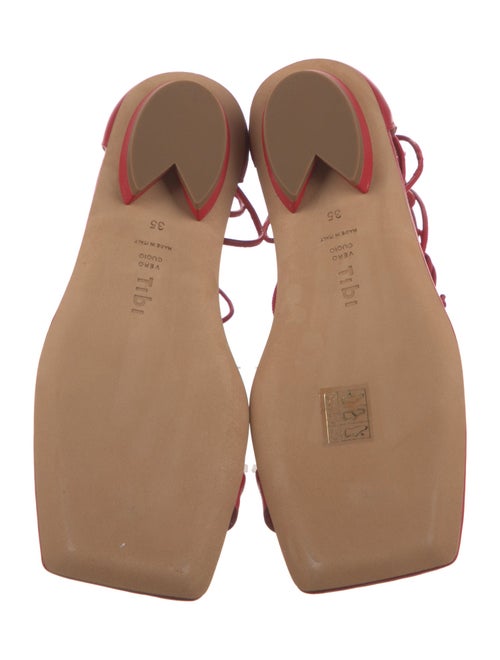 Tibi Leather Gladiator Sandals